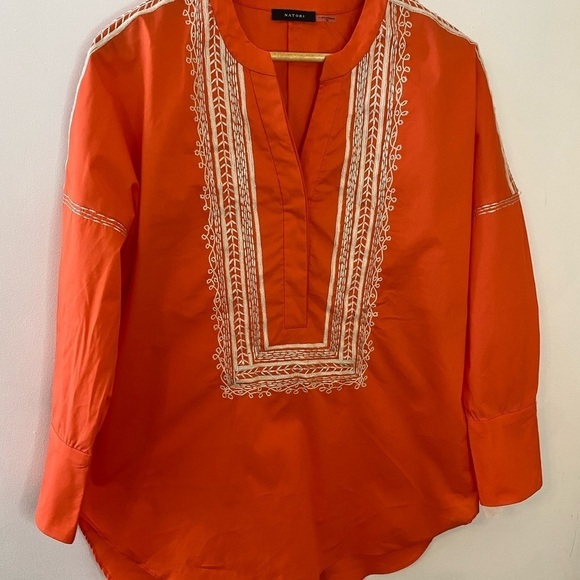 NWT Natori Boho Cayenne Embroidered Tunic Top - Picture 6 of 11
